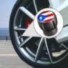 Tapas de válvulasBandera de Puerto Rico - tapas de válvulas de neumáticos - universal - aluminio - 4 piezas