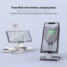 Titulares15W - cargador rápido inalámbrico - soporte - soporte plegable para teléfono - para iPhone - Samsung - Huawei - Xiaomi