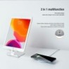 Titulares15W - cargador rápido inalámbrico - soporte - soporte plegable para teléfono - para iPhone - Samsung - Huawei - Xiaomi