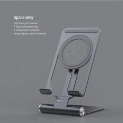 Titulares15W - cargador rápido inalámbrico - soporte - soporte plegable para teléfono - para iPhone - Samsung - Huawei - Xiaomi