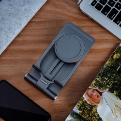 Titulares15W - cargador rápido inalámbrico - soporte - soporte plegable para teléfono - para iPhone - Samsung - Huawei - Xiaomi