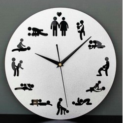 RelojesPosiciones sexuales - Kama Sutra - reloj de pared