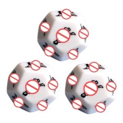 Sex positions dice - adult toy - 6 / 12 sidedPuzzles & Games