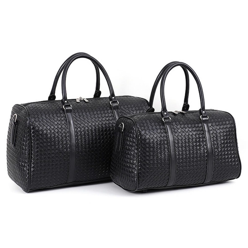 BolsasBolsa de viaje de moda - gran capacidad - cuero - patrón tejido