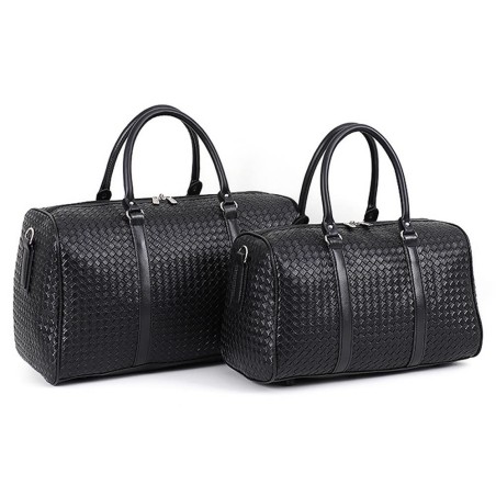 BolsasBolsa de viaje de moda - gran capacidad - cuero - patrón tejido