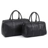 BolsasBolsa de viaje de moda - gran capacidad - cuero - patrón tejido