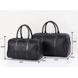 BolsasBolsa de viaje de moda - gran capacidad - cuero - patrón tejido