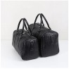 BolsasBolsa de viaje de moda - gran capacidad - cuero - patrón tejido