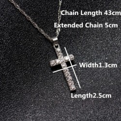 CollarCollar de plata - con cruz de cristal