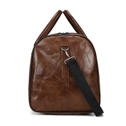 Fashionable travel / sport bag - leather - large capacityBags