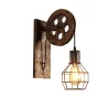 ApliquesAplique polea retro - lámpara de madera