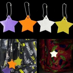 Reflective keychain - star shaped - kids safety - 5 piecesKeyrings