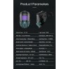 Auto-darkening welding helmet - solar - automatic Li-battery - true color - 4 sensorsHelmets