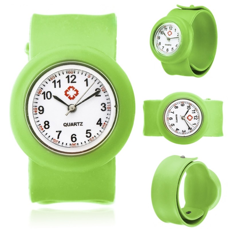 RelojReloj de cuarzo de moda para niños - correa de silicona