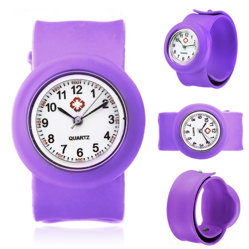 RelojReloj de cuarzo de moda para niños - correa de silicona