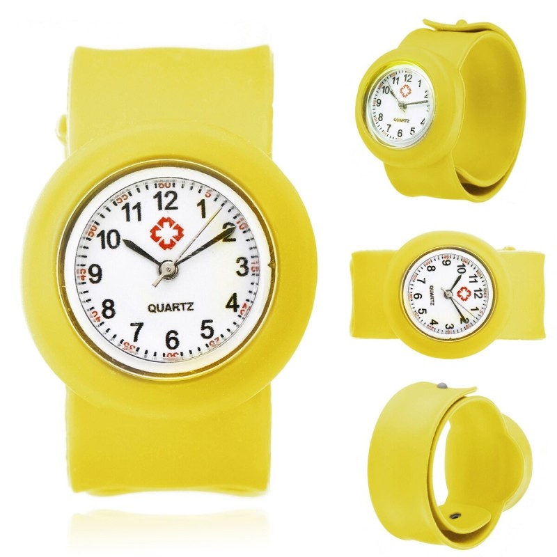 RelojReloj de cuarzo de moda para niños - correa de silicona