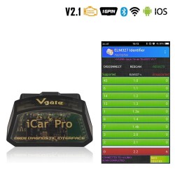 DiagnósticoEscáner Vgate iCar Pro OBD2-Bluetooth/WIFI para Android/IOS herramienta de diagnóstico de coche ELM327 V2.1