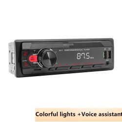 Din 1Autorradio digital - 1 DIN - asistente de voz - Bluetooth - AUX - FM