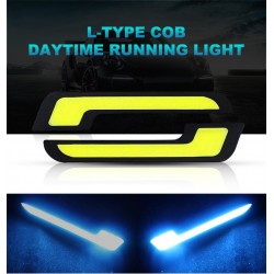 Car daytime running lights - LED - DRL - COB - waterproof - 2 piecesDaytime Running Lights (DRL)