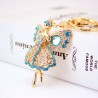 Crystal lucky angel with wings - keychainKeyrings