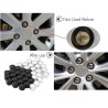 EstiloCubierta de tuerca de rueda de neumático de automóvil - cubierta de perno - 20 piezas