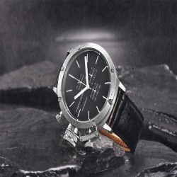 RelojesPAGANI DESIGN - reloj deportivo para hombre - cuarzo - resistente al agua - correa de piel