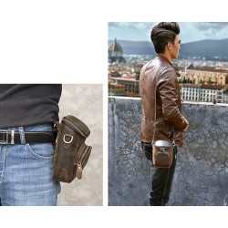BolsosBolso de cuero multifuncional - bandolera - hebilla en la cintura