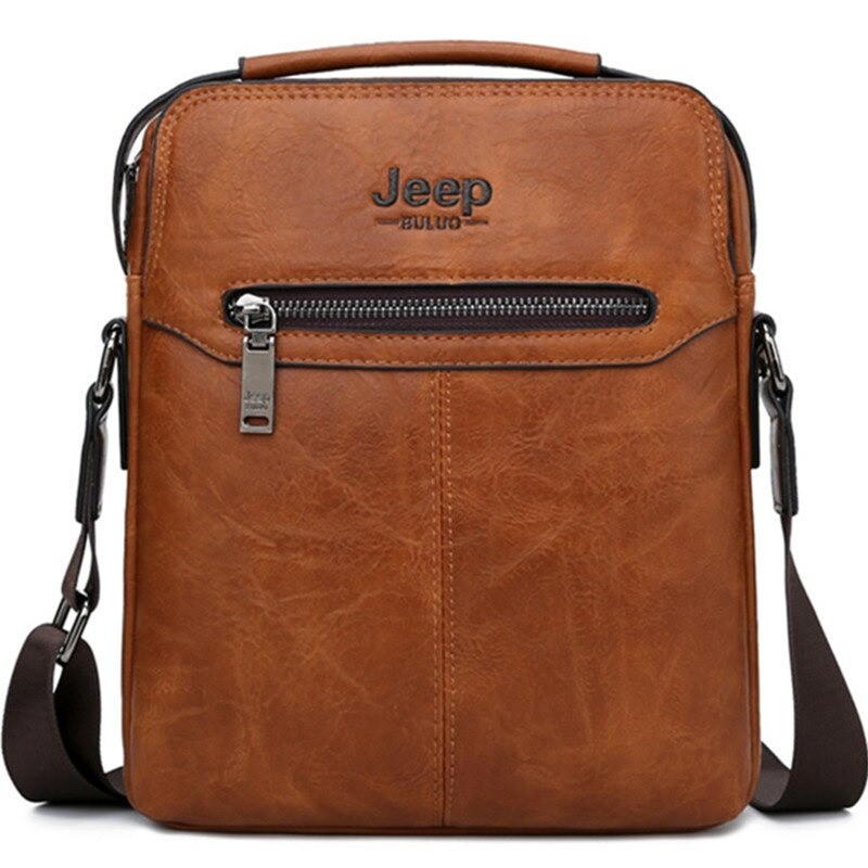 BolsosJEEP BULUO - bandolera de cuero para hombre - con billetera