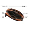 BolsosJEEP BULUO - bandolera de cuero para hombre - con billetera