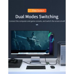 Conmutadores HDMIEssager - Divisor HDMI - conmutador - 4K 2.0 - adaptador - convertidor - para PS4 HD TV BOX