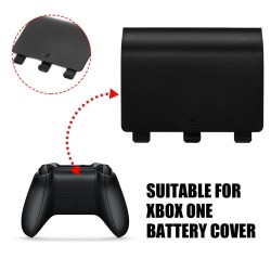 ControladorMando Xbox One - funda con tapa de batería - negro