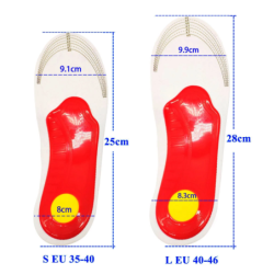 Orthopedic shoe insole - arch support - cushion padFeet