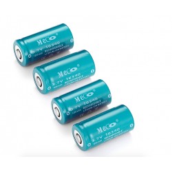 Baterías3.7V 1200mAh - CR123A/16340 batería de iones de litio - recargable - 2 piezas