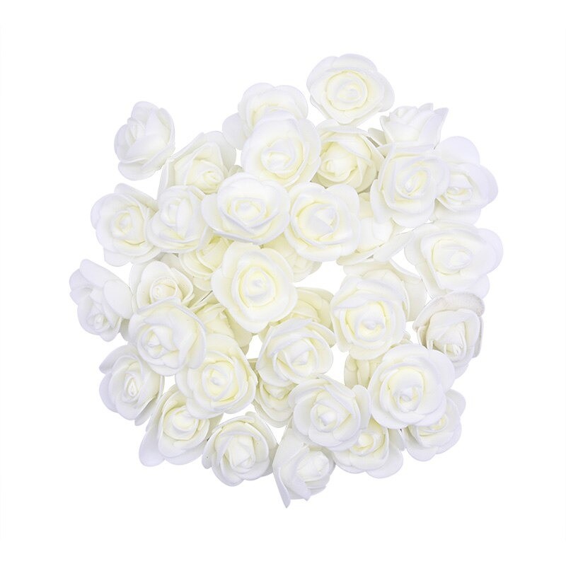Flores artificialesRosas artificiales - de espuma - para decoración - 3 cm