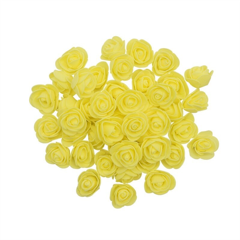 Flores artificialesRosas artificiales - de espuma - para decoración - 3 cm