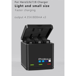 Batería y CargadoresBatería de iones de litio de 1680 mAh - con cargador - para GoPro Hero 5 / 6 / 7