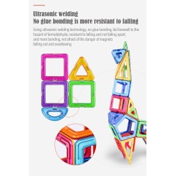 ConstrucciónLadrillos de construcción magnéticos - juego de construcción - tamaño grande - juguete educativo