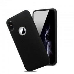 ProteccionFunda de silicona blanda - Candy Pudding - para iPhone - negra