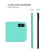 ProteccionFunda de silicona suave - Candy Pudding - para iPhone - turquesa