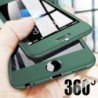 ProteccionLuxury 360 full cover - con protector de pantalla de vidrio templado - para iPhone - negro