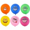 GlobosBig Eyes - globos sonrientes - 12 pulgadas - 10 piezas