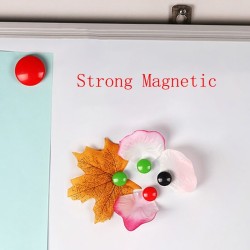 Round magnetic buttons - fridge magnets - 10 piecesFridge magnets