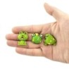 Resin fridge magnets - green frogs - yellow bees - 6 piecesFridge magnets