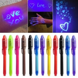 Bolígrafos & lápices?Bolígrafo de tinta invisible - con luz UV
