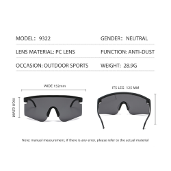 Gafas de solGafas de sol deportivas oversize - unisex