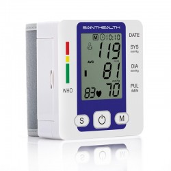 Medidores de presión arterialTensiómetro electrónico de muñeca - Monitor digital LCD