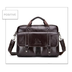 Business shoulder bag - genuine leather - large capacityBags