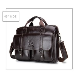 Business shoulder bag - genuine leather - large capacityBags