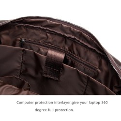Business shoulder bag - genuine leather - large capacityBags