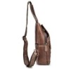 BolsosBolso de hombro de cuero genuino para hombre - bolso de pecho - mochila pequeña